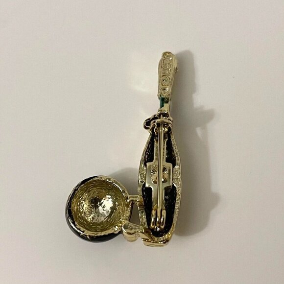 Vintage Gerrys Set of 2 Bowling Pin and Ball Brooch Pin Flaws - Picture 4 of 16